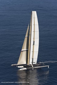 20 11 2009 - San Diego (USA, CA) - 33rd America's Cup - BMW ORACLE Racing - Wing trials, Day 7