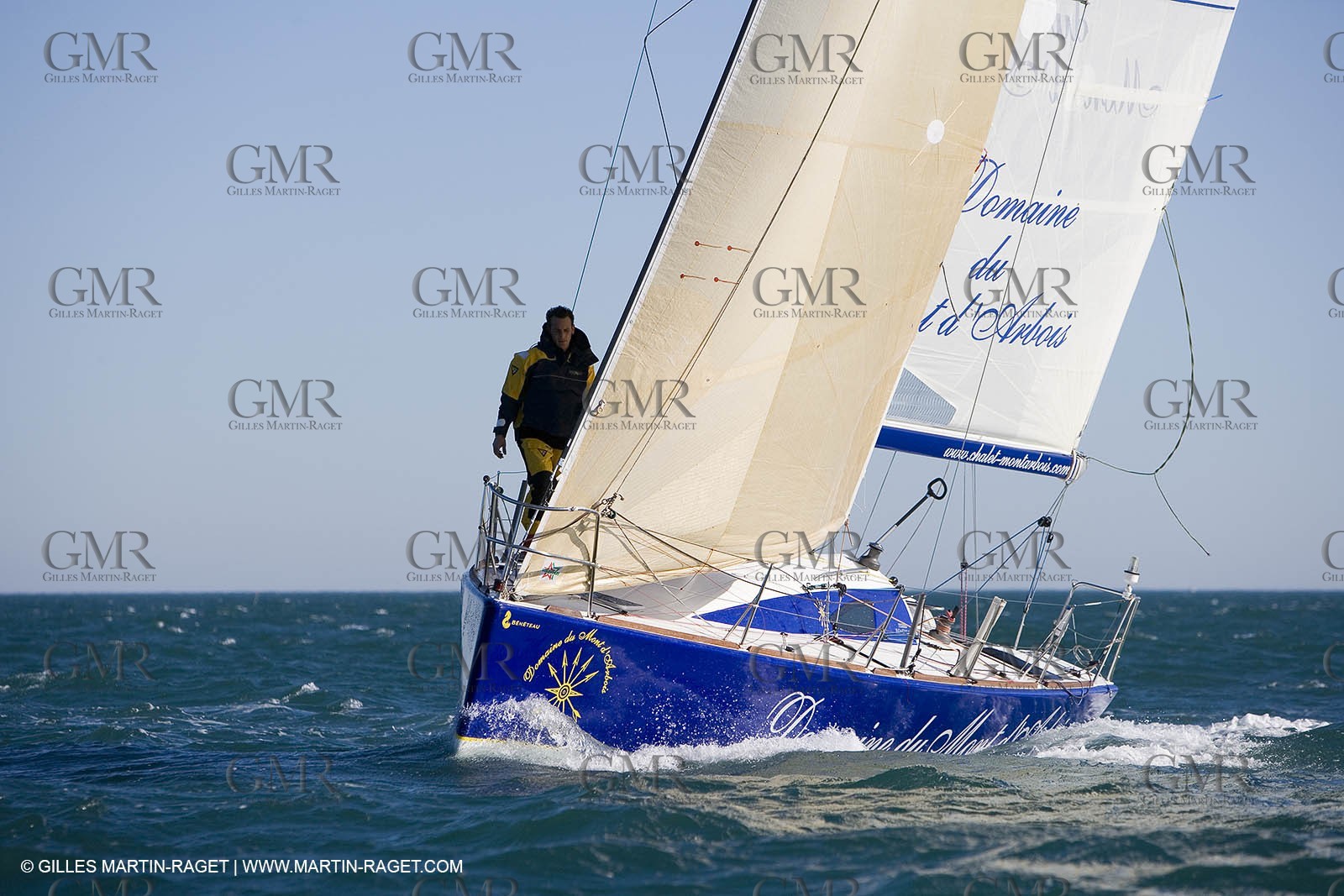 15 02 2007 - La Grande Motte (FRA) - Onedesign Figaro II - Thierry Duprey du Vorsent (Domaine de Monts d'Arbois)