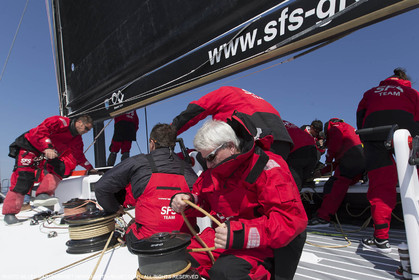 24 mars 2016   Marseille (FRA,13), SFS II (skipper Lionel Péan), dernière sortie d'entraînement avant la SNIM
