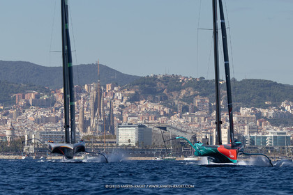 19 10 2024, Barcelona (ESP), Louis Vuitton 37th America's Cup, Final Match, Race Day 6