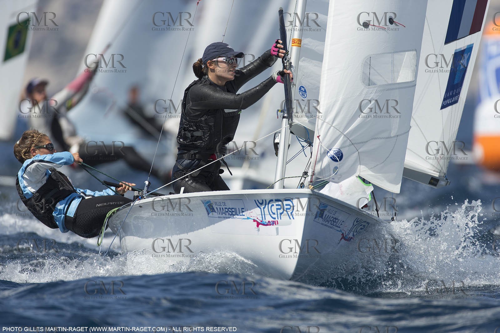 12 04 2015, Marseille (FRA), Yachting Club de la Pointe Rouge - Coupe Internationale de Printemps des 470, Final Day