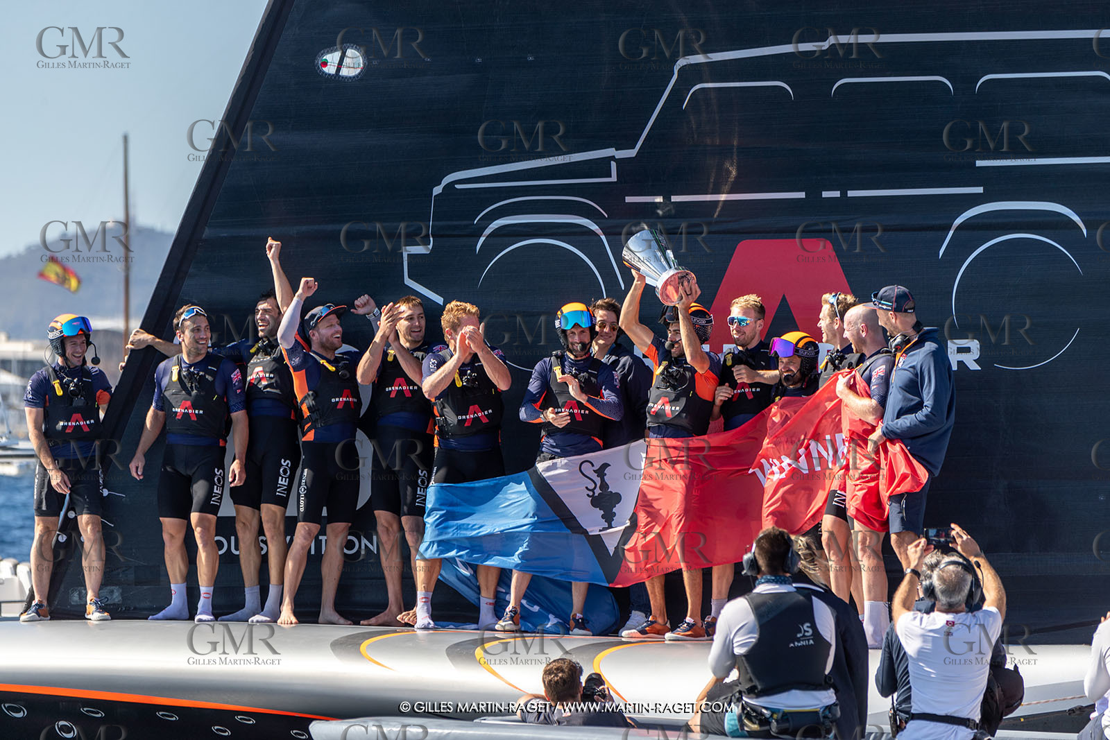 04 10 2024, Barcelona (ESP), 37th America's Cup, Louis Vuitton Cup Final, Race Day 7