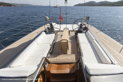 24 07 2016, Bonifacio (FRA), Wally Yachts, J One in cruising mode