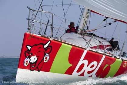 13 03 2010 - La Grande Motte   Port Camargue (FRA) - Groupe Bel - Entraînement Kito de Pavant   Sébastien Audigane en vue de la Transat AG2R 2010