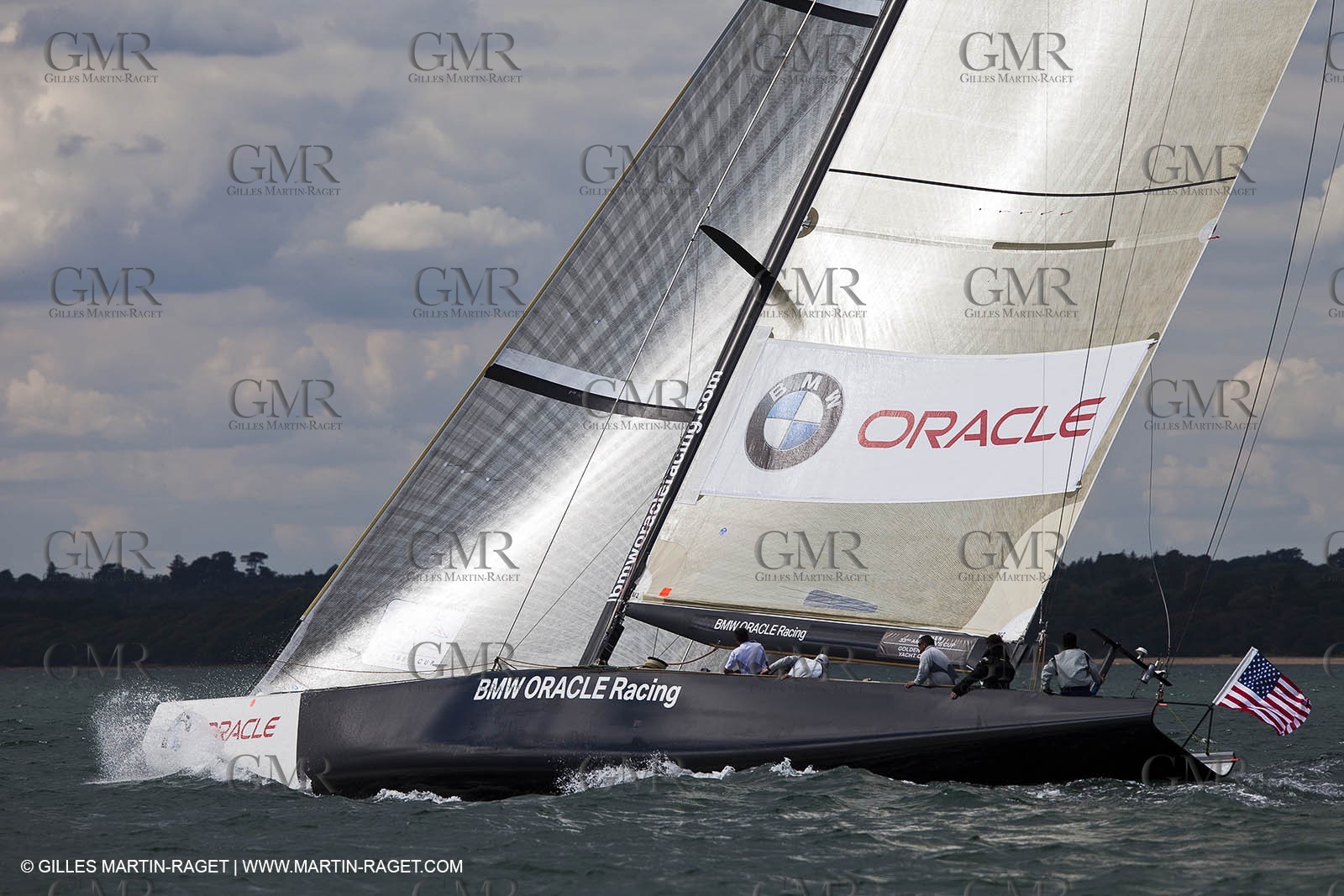 02 08 2010 - Cowes (UK, IOW) - The 1851 Cup -  BMW ORACLE Racing - Training Day.