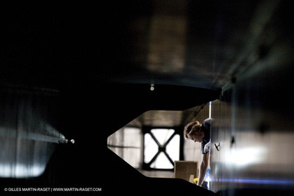 13 10 2009 - San Diego (USA, CA) - 33rd America's Cup - BMW ORACLE Racing - BOR 90 modifications