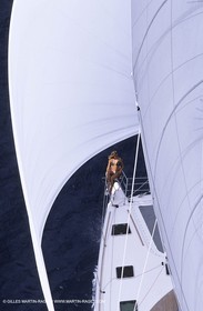 Cruising multihull sailing
