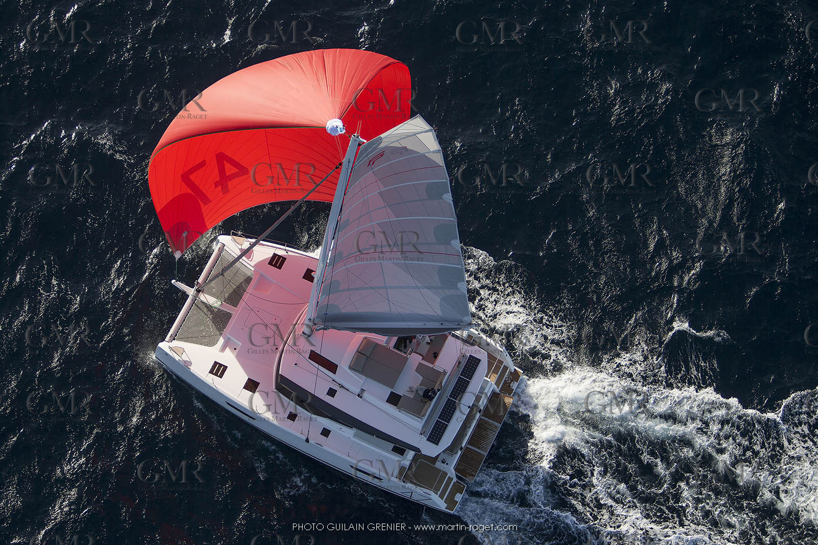 Saona 47 - Fountaine Pajot - shooting helico - 7 6 2017 - Photo Guilain Grenier