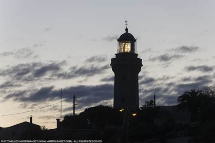 28 01 2016, Sète (FRA,34), Cruising on Thau Basin, Sète Lighhouse