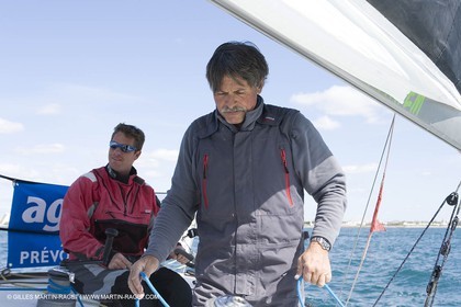 27 03 08- La Grande Motte- (FRA,34) Transat AG2R 2008- Jean-Paul Mouren- Laurent Pellecuer