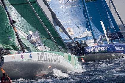 09 11 2007 - Barcelona (Spain) -  Barcelona World Race 2007 - Delta Dore (Jeremie Beyou   Sidney Gavignet)