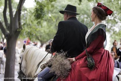Arlésiennes en costume - Fête des Gardians - Arles