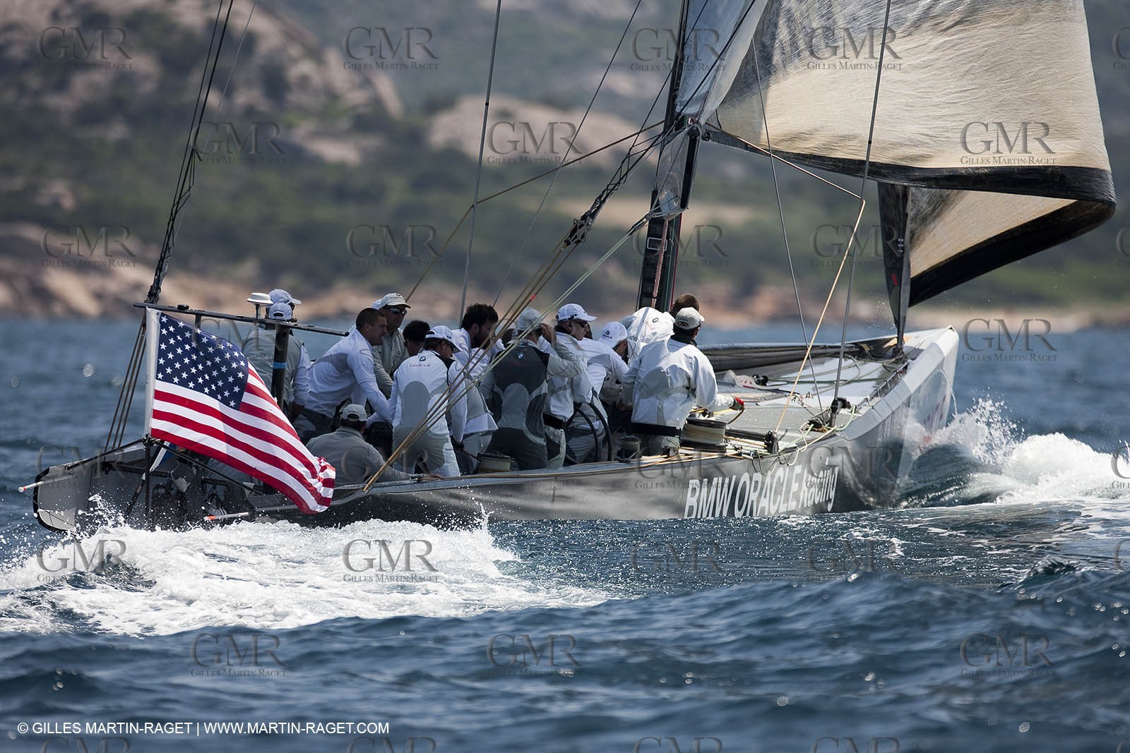 19 05 2010 - La Maddalena (ITA, Sardinia) Louis Vuitton Trophy - BMW ORACLE Racing - Training