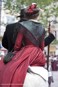 Arlésiennes en costume - Fête des Gardians - Arles