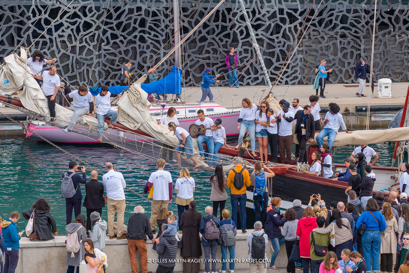 25 10 2025, Marseille (FRA), MED25 - Armada pour la Paix - Arrivée du Bel Espoir à Marseille