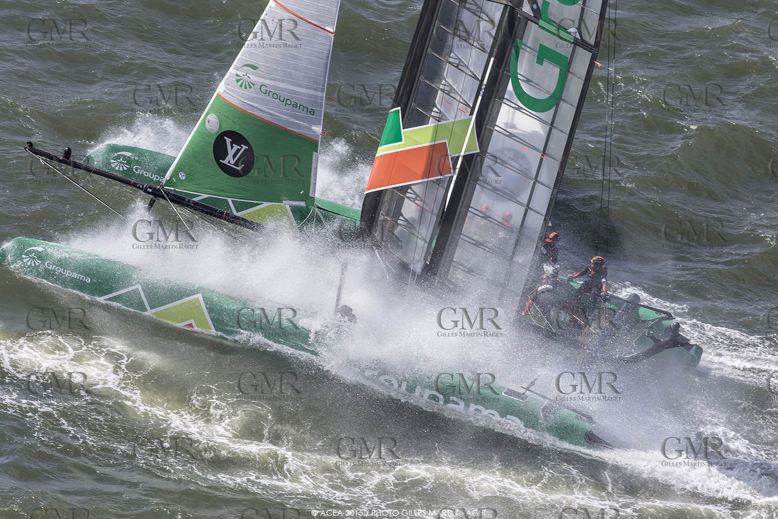28 08 2015, Göthenburg, (SWE), 35th America's Cup, Louis Vuitton America's Cup World Series Göthenburg 2015, Training Day