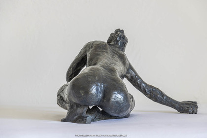 12 07 2020, St Rémy de Provence (FRA, 13) Oeuvre Germaine Richier, Le Crapaud, 1940, Epreuve d'exposition