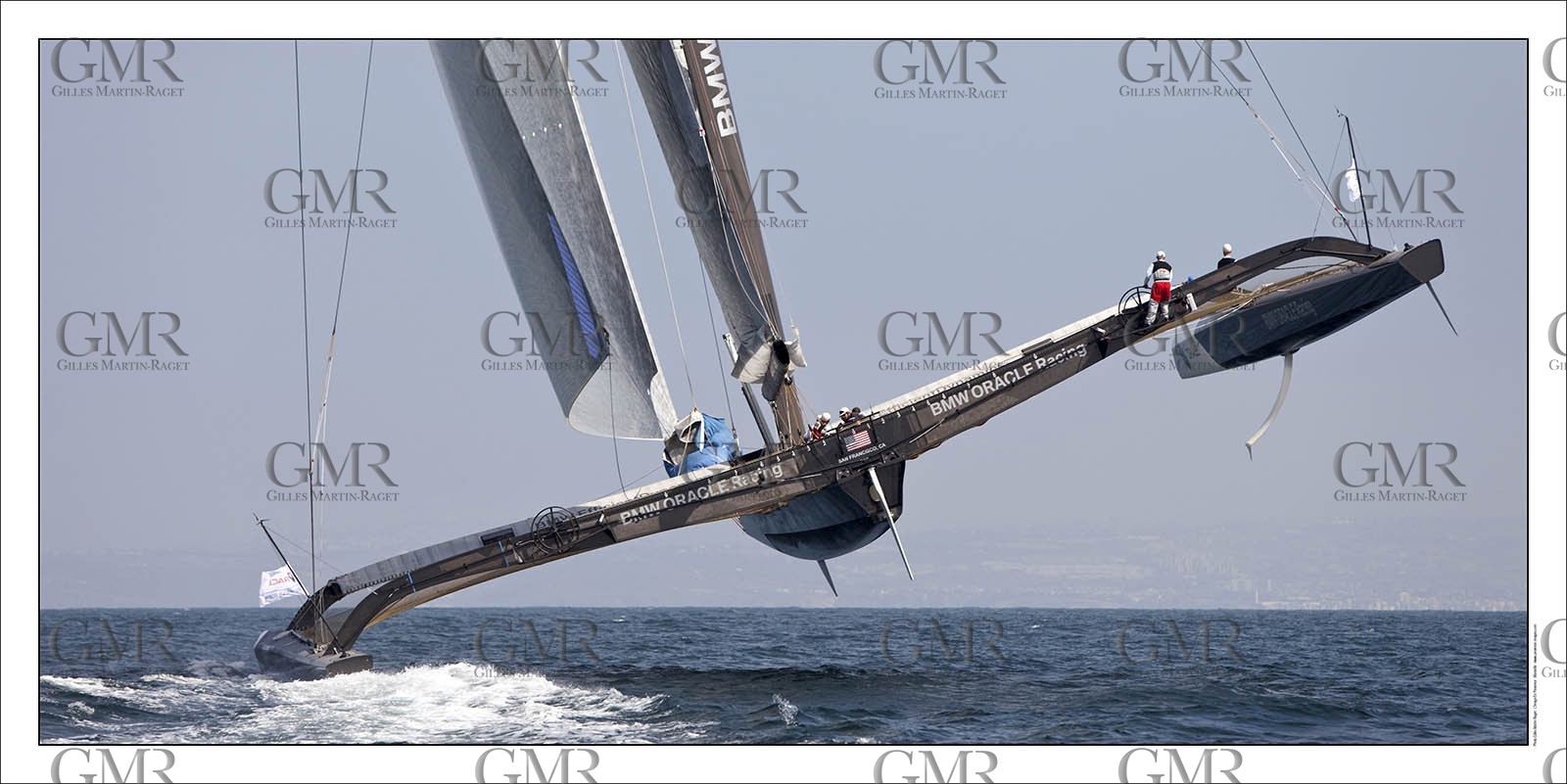 BMW ORACLE Racing flying one hull