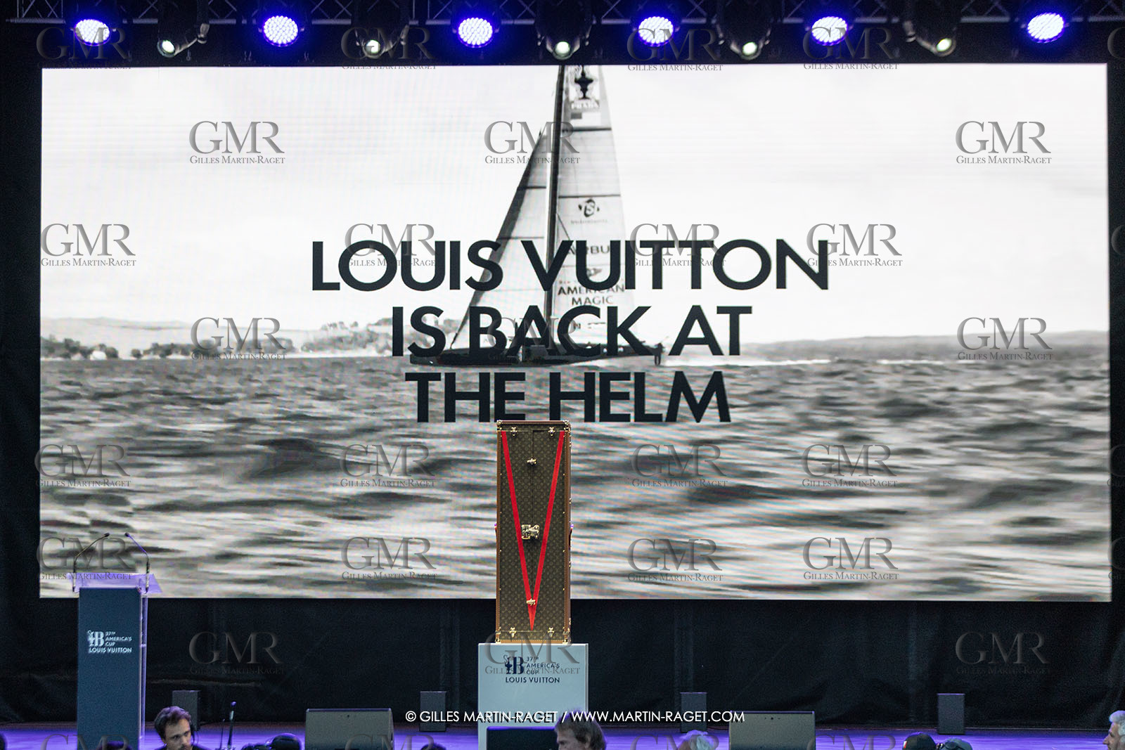 19 10 2024, Barcelona (ESP), Louis Vuitton 37th America's Cup, Final Match, Race Day 6 , Prizegiving