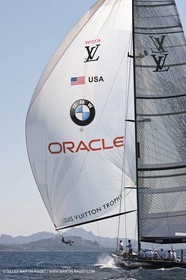 19 05 2010 - La Maddalena (ITA, Sardinia) Louis Vuitton Trophy - BMW ORACLE Racing - Training