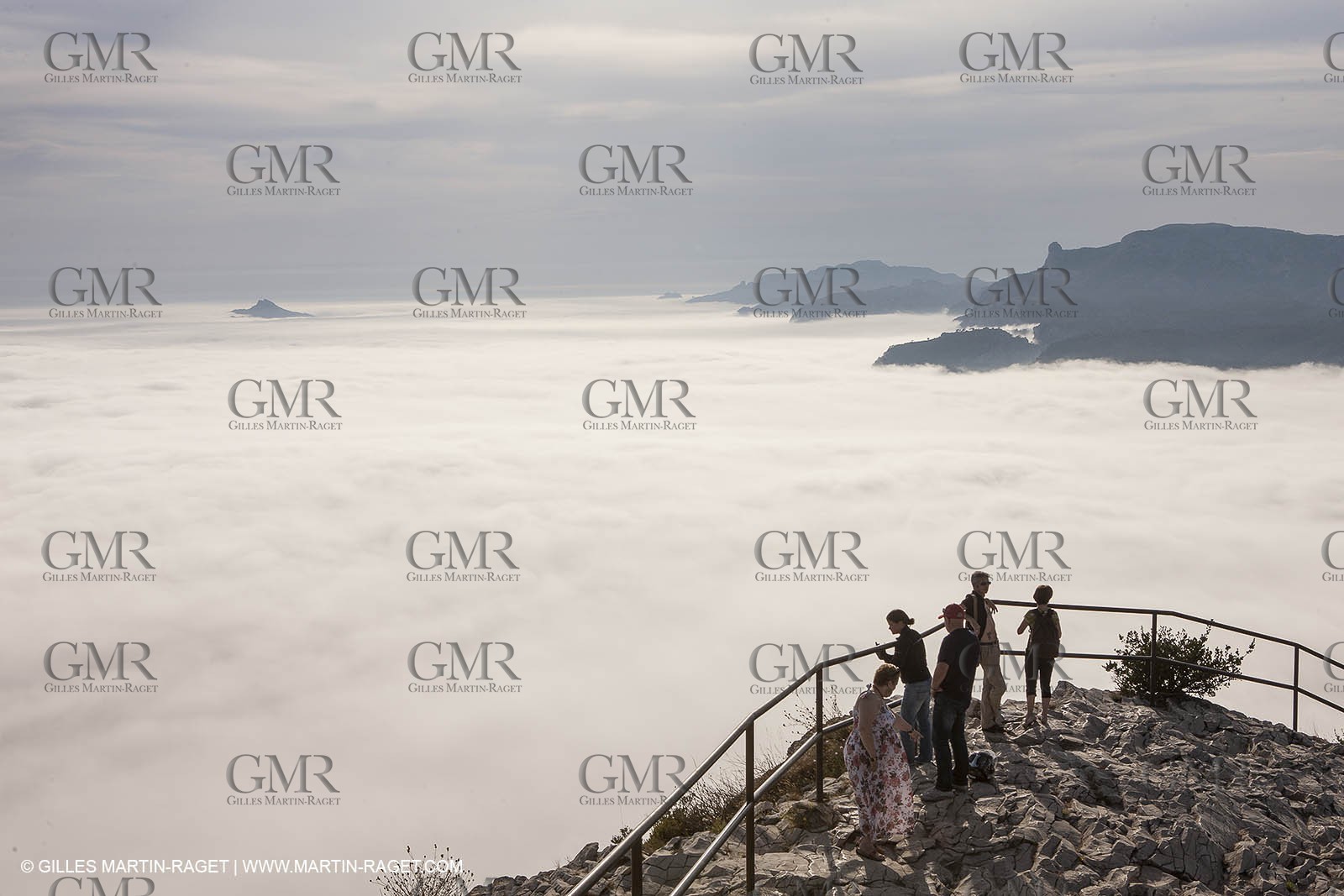 18 07 2012 - Cassis (FRA ) - The Calanques - Unusual foggy conditions