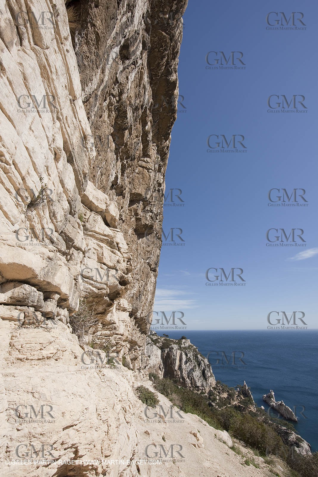 26 03 2009 - Marseille (FRA, 13) - Les Calanques - Sugiton - Les toits cliff