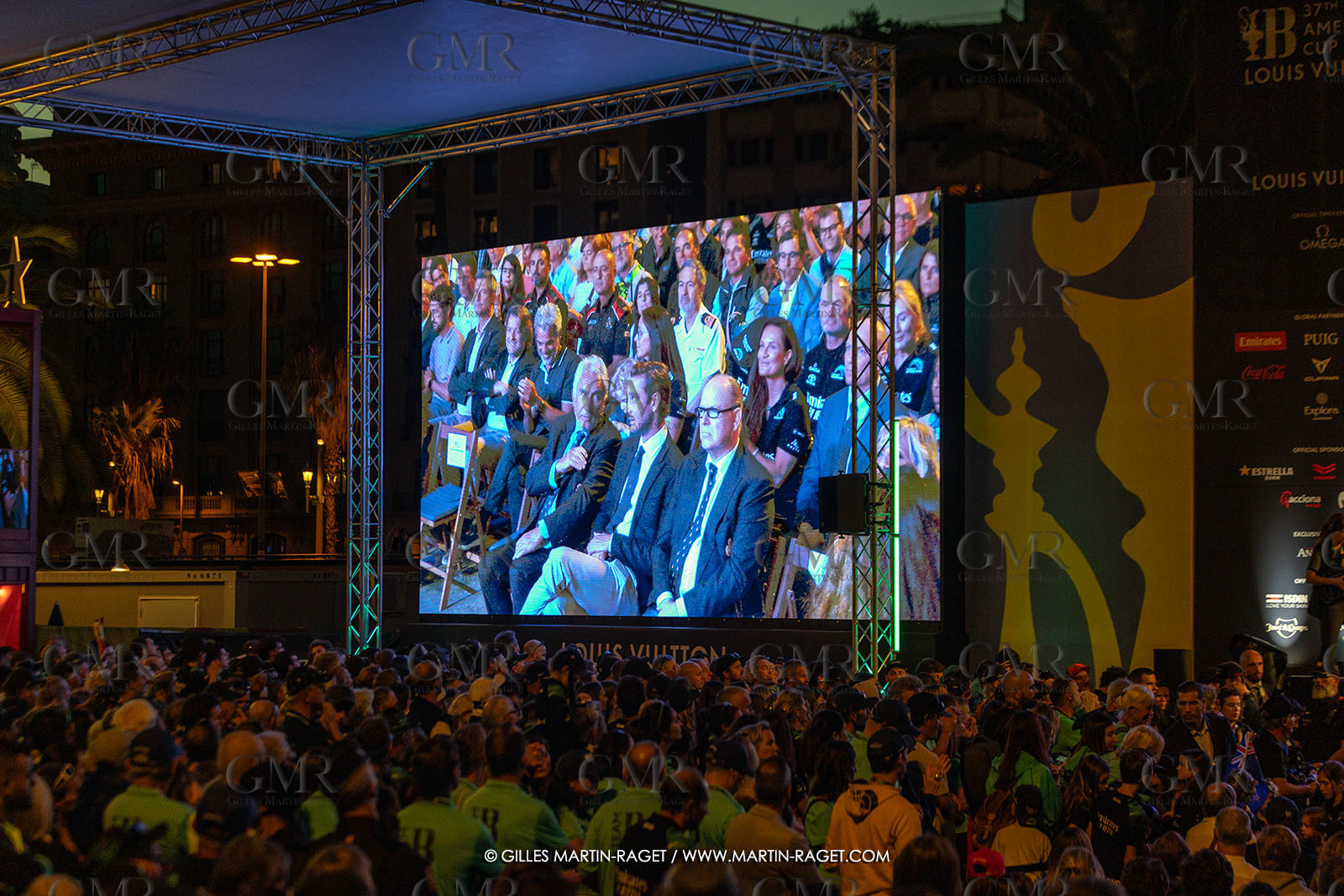 19 10 2024, Barcelona (ESP), Louis Vuitton 37th America's Cup, Final Match, Race Day 6 , Prizegiving