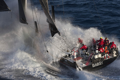 09 10 2017, Calvi (FRA,20), VOR 70 Babsy, Tentative de record autour de la Corse à la voile, skipper Franck Cammas