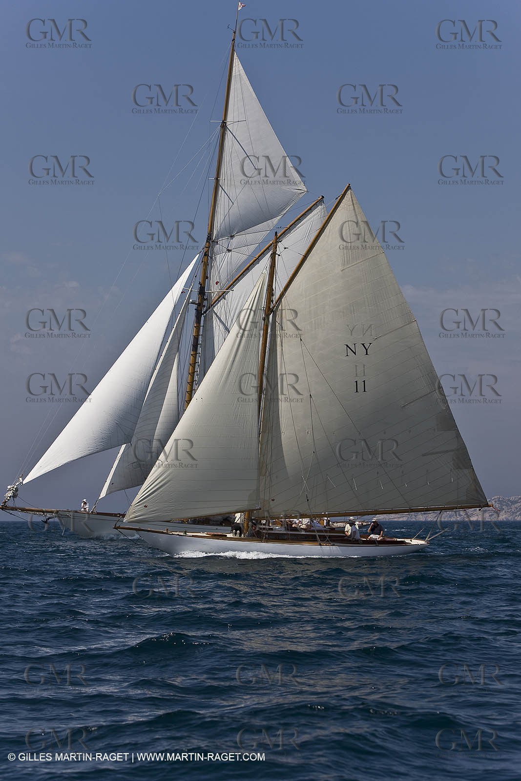 Sailing, Classic yachts, Voiles Vieux Port 2009, Marseille (FRA)