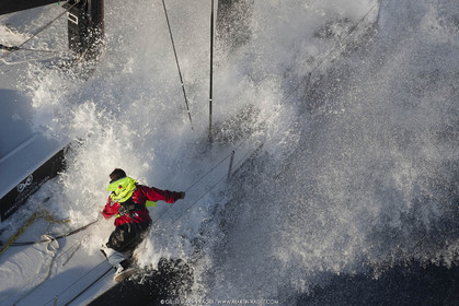09 10 2017, Calvi (FRA,20), VOR 70 Babsy, Tentative de record autour de la Corse à la voile, skipper Franck Cammas