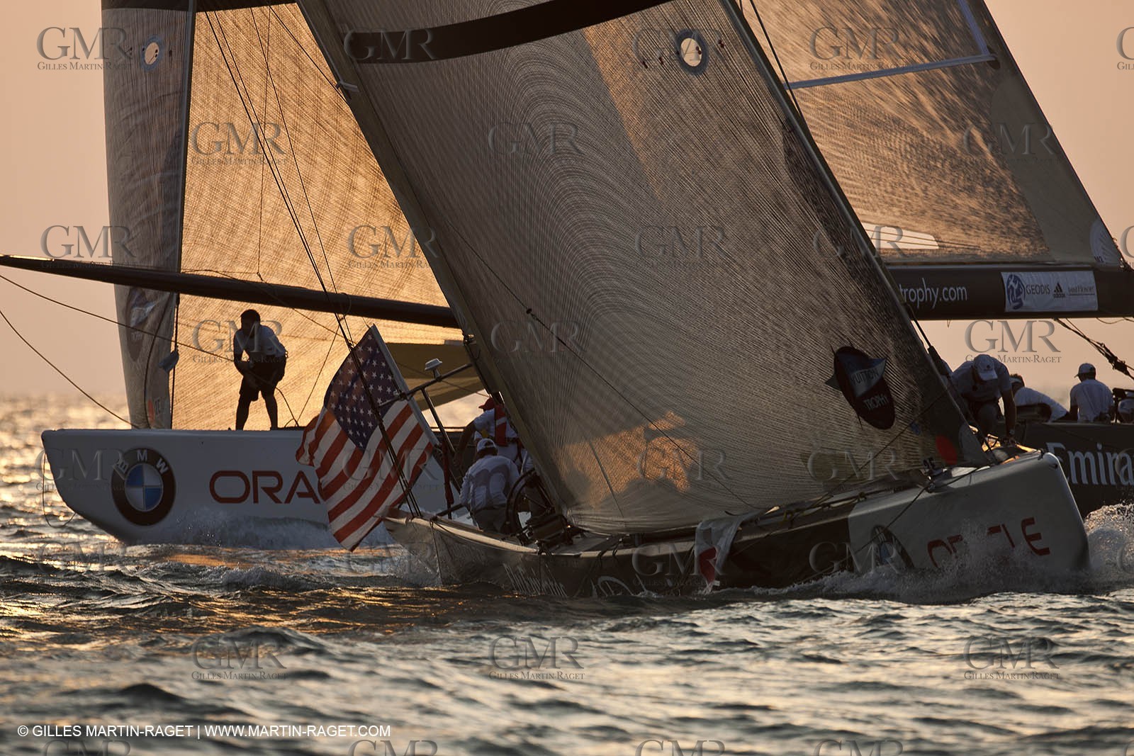 14 11 2010 - Dubai (UAE) - Dubai Louis Vuitton Trophy -  BMW ORACLE Racing - Race Day 1 - Vs All 4 one