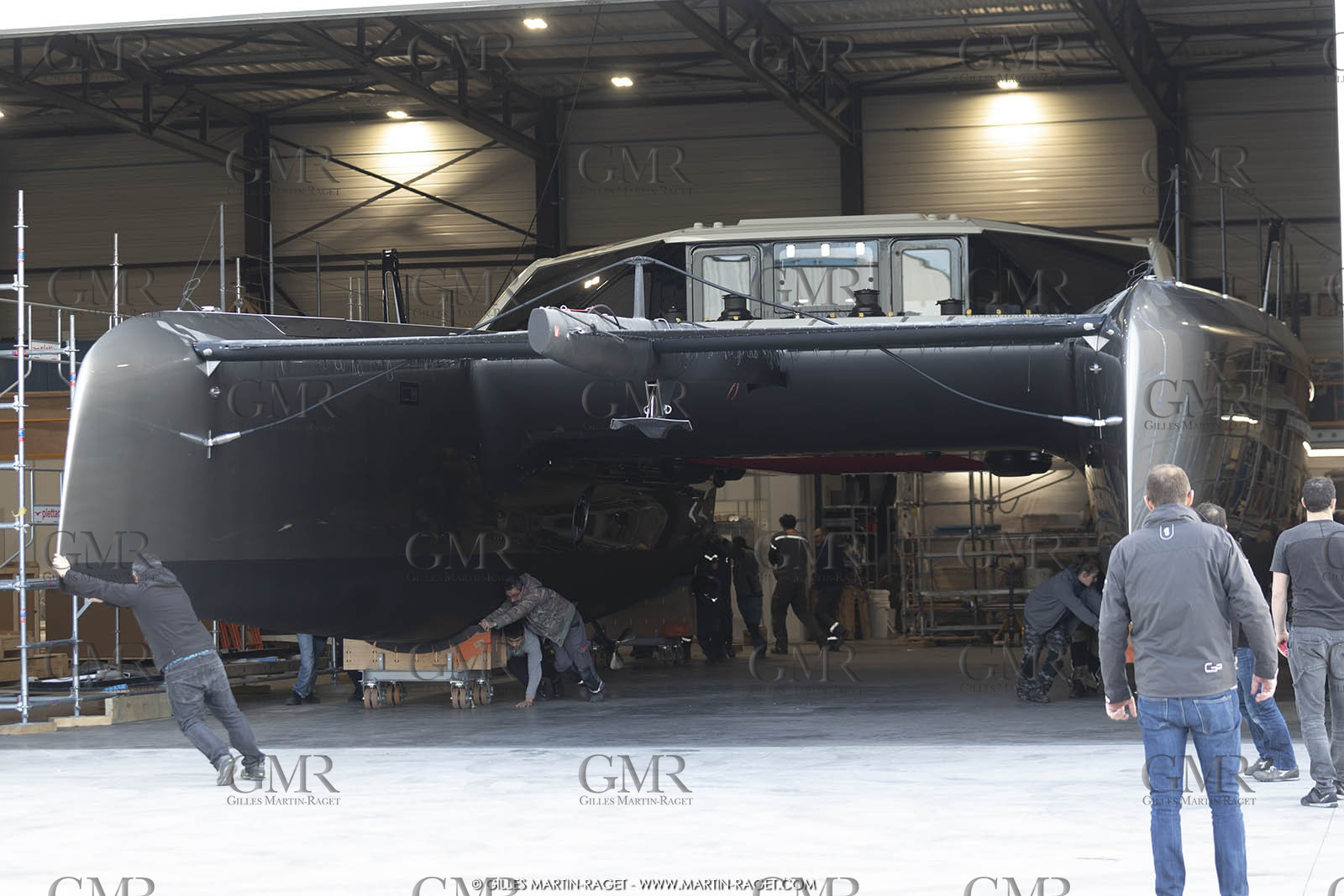 17 01 2018, La Grande Motte (FRA), Gunboat 68  1 launch