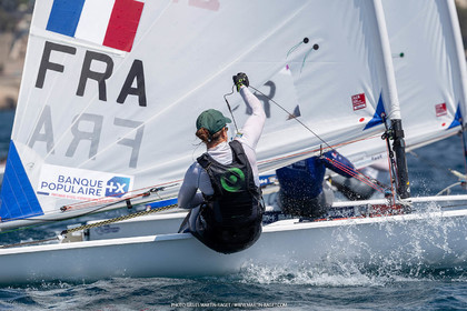 15 07 2023, Marseille (FRA), Paris 2024 Olympic Games Sailing Test Event, Day 6, Ilca 6 Medal race