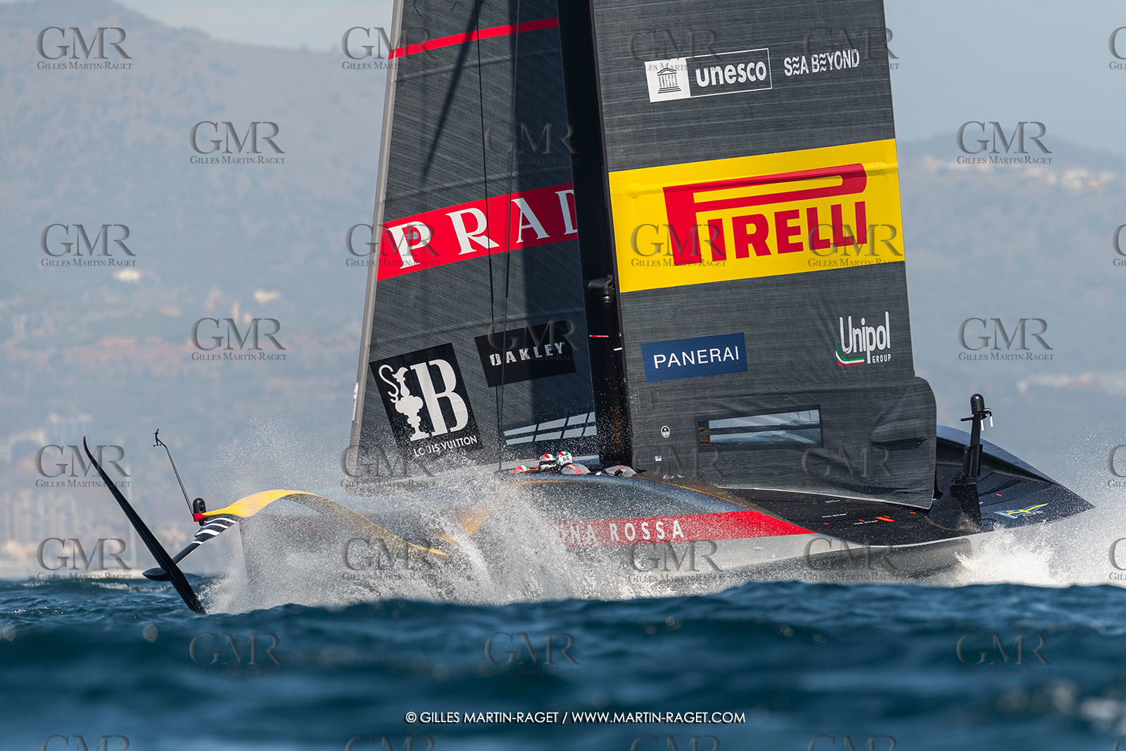 26 09 2024, Barcelona (ESP), 37th America's Cup, Louis Vuitton Cup Final, Race Day 1