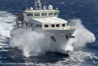 Al Azizi -  H2X boatyard - Oceanographjic research ship - Sea trials off La Ciotat (FRA,13) - 29 07 2014