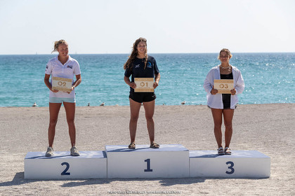 16 07 2023, Marseille, (FRA), Paris 2024 Olympic Games 2024 Sailing Test Event, Day 8, Medal race IQ Foil Women