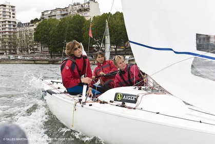 26 05 2008 - Paris (Fra, 75) - Présentation de l'Equipe Olympique de Voile sélectionnée pour les JO de Pékin