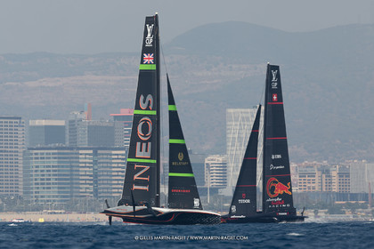 24 08 2024, Barcelona (ESP), Louis Vuitton 37th America's Cup, Louis Vuitton Prelilinary Regatta, Race Day 3