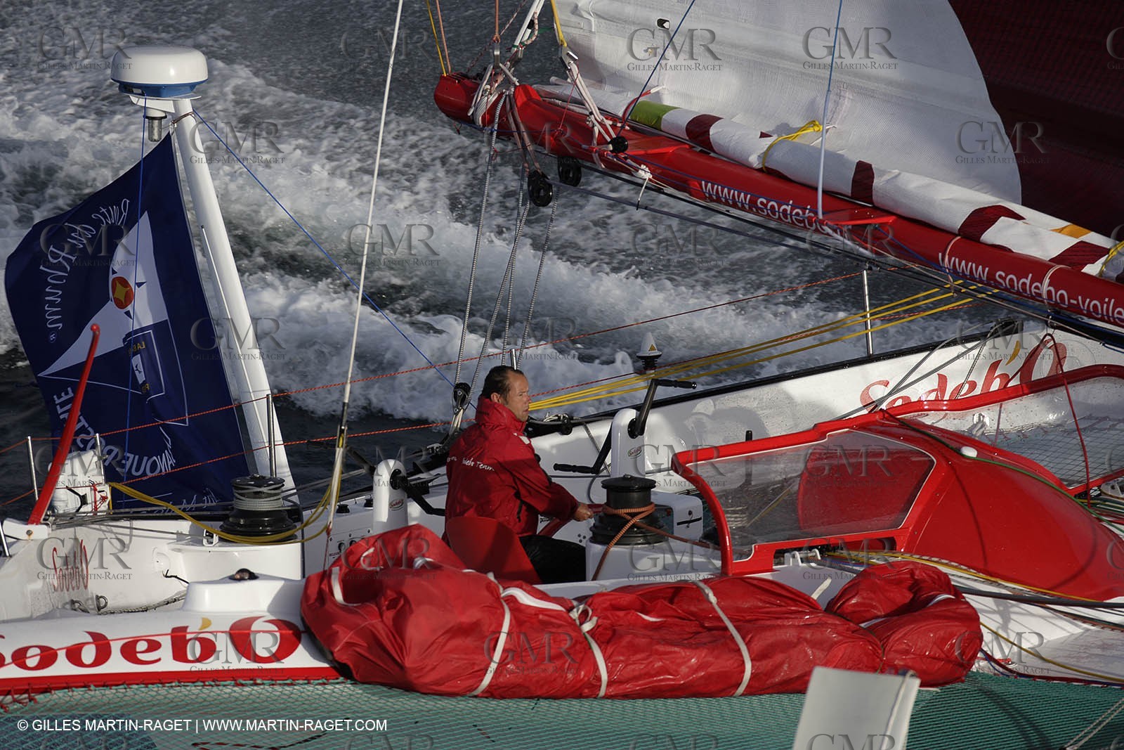 11 10 2008  -Lorient (FRA)  -  Multis Orma - Sodebo (Thomas Coville) - Route du Rhum 2006 training