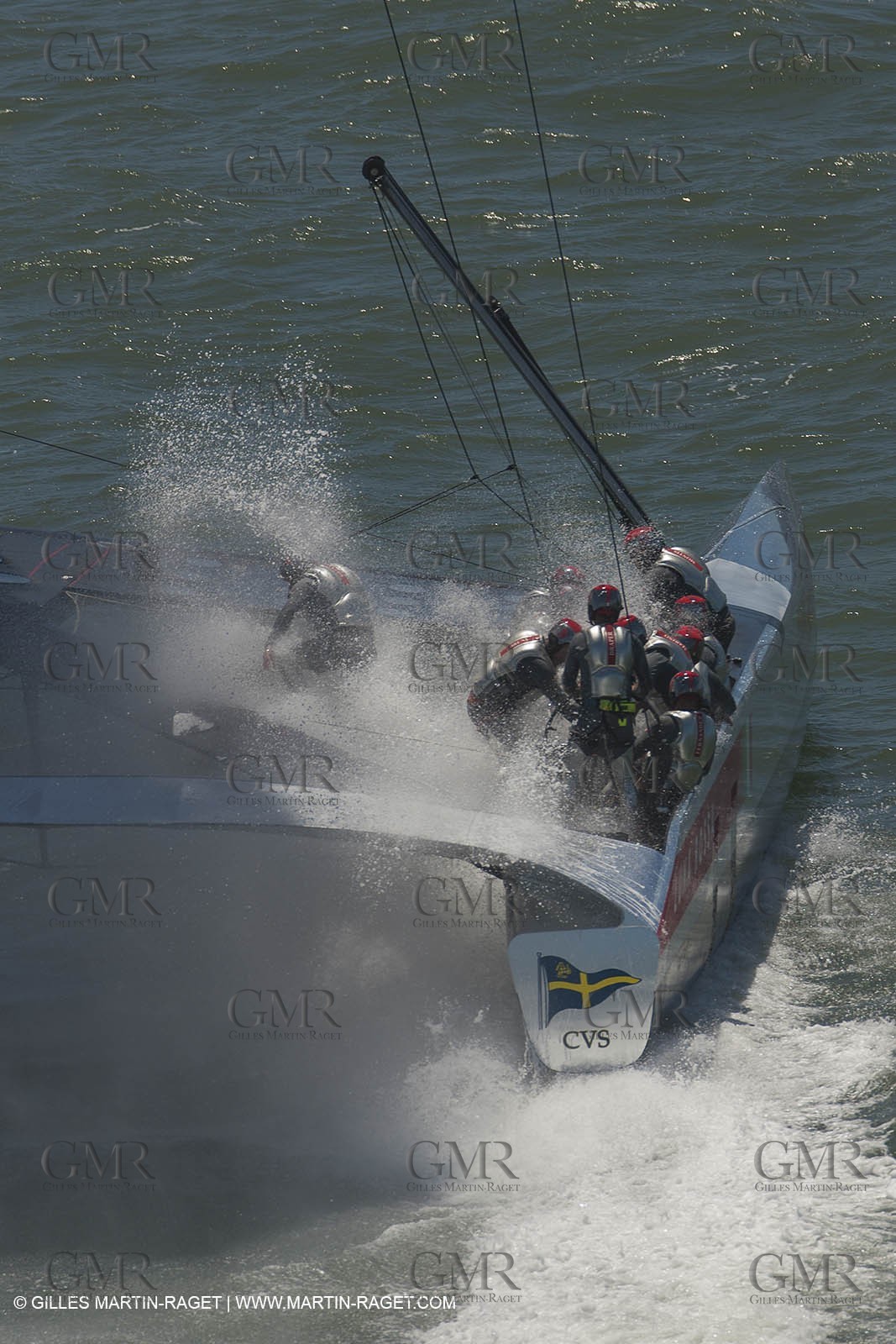 13 07 2013 - San Francisco (USA,CA) - 34th America's Cup - Louis Vuitton Cup - Round Robin - Race Day 4 - Luna Rossa vs ETNZ