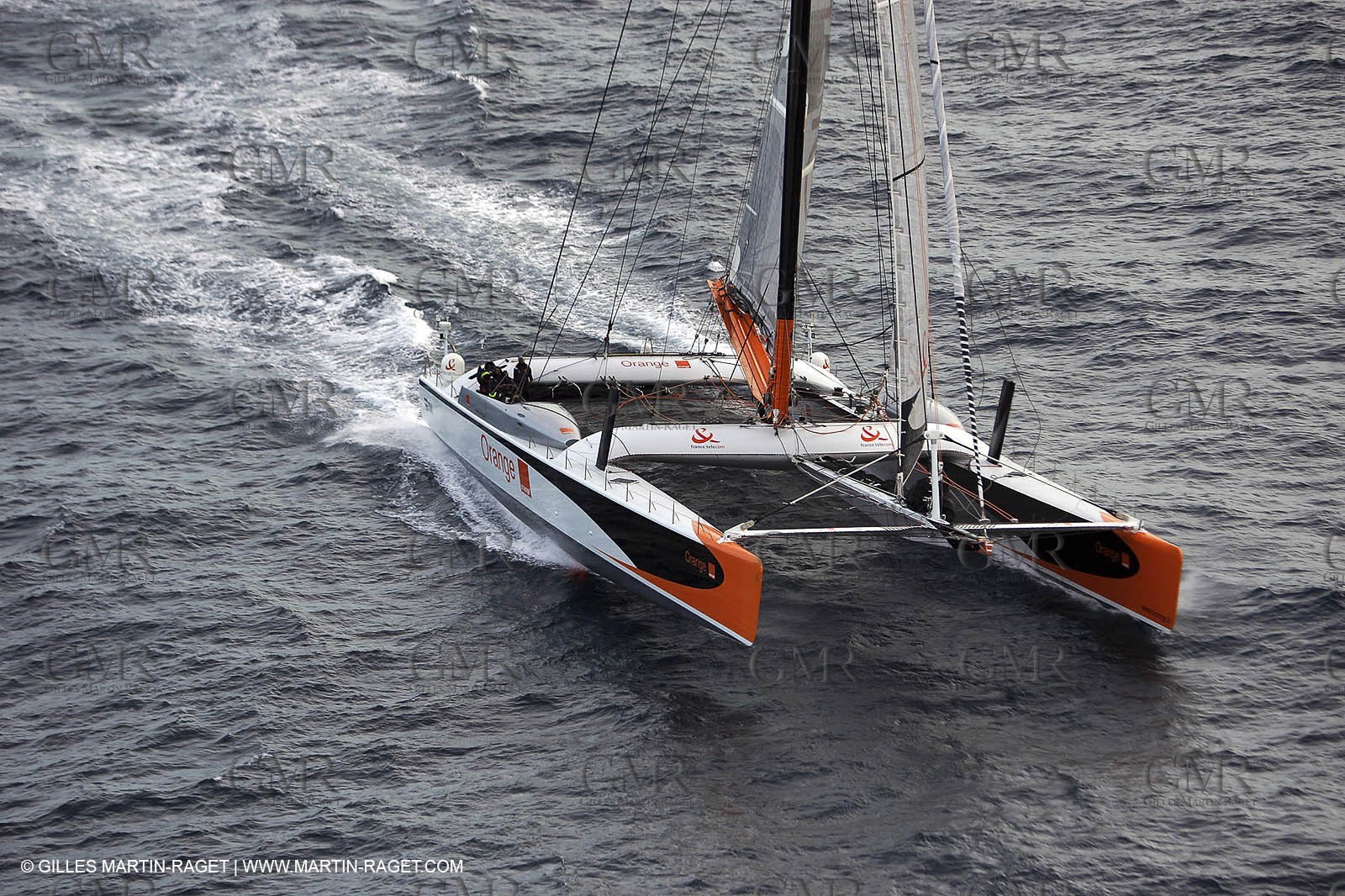 Orange II - 2004 Mediterranée Record - Start off Marseilles