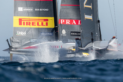 26 09 2024, Barcelona (ESP), 37th America's Cup, Louis Vuitton Cup Final, Race Day 1