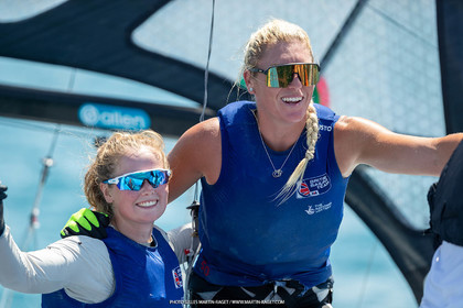 16 07 2023, Marseille, (FRA), Paris 2024 Olympic Games 2024 Sailing Test Event, Day 8, Medal race 49er FX