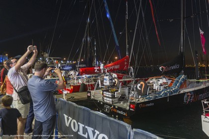 08 10 2014, Alicante (ESP), Volvo Ocean Race 2014-15, Team Alvimedica