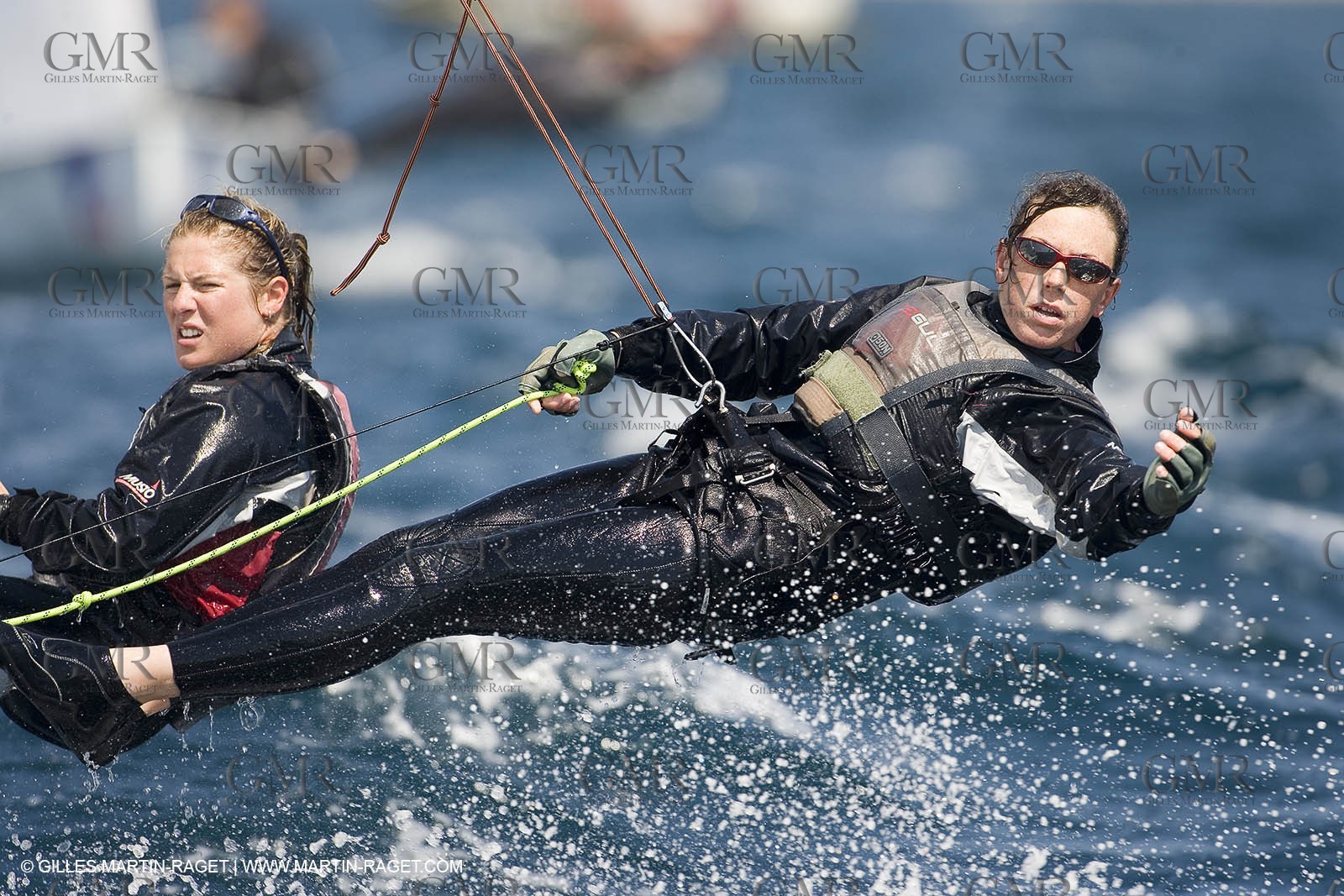 27 04 2007 - 2007 Semaine Olympique Française - Hyères (South of France) - Day 6 - Medal Race - Team France - Lecointre-Lemaître