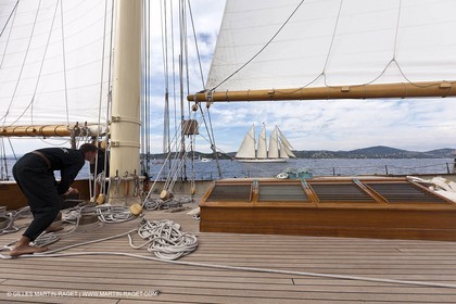30 09 2010 - SainTropez (FRA,13) - Voiles de Saint Tropez 2010 - onboard Atlantic