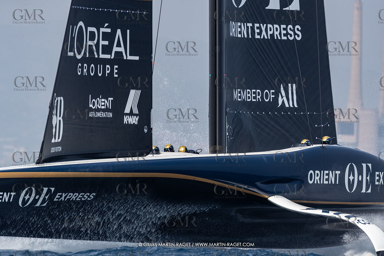 22 08 2024, Barcelona (ESP), Louis Vuitton 37th America's Cup, Louis Vuitton Preliminary Regatta, Race Day 1