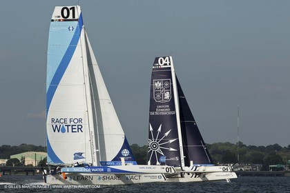 02 07 2012 - Newport (RI) -start of the Krys Ocean Race pre-event sailed between Newport and New York