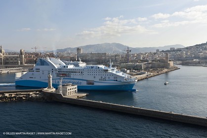 14 01 2012 - Marseille (FRA,13) - La Meridionale shipping company - the Piana off Marseille and the Calanques