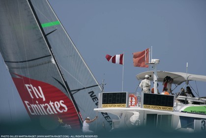 26 06 2007-Valencia (Spain)- 32nd America's Cup - Final Match - Day 3 - Alinghi vs Emirates Team New Zealand